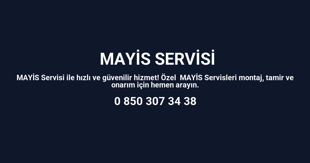 19 Mayıs Regal Servisi